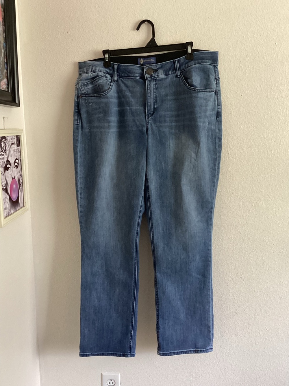 Democracy “Ab”solution Classic Women's Blue Denim Jeans 18W